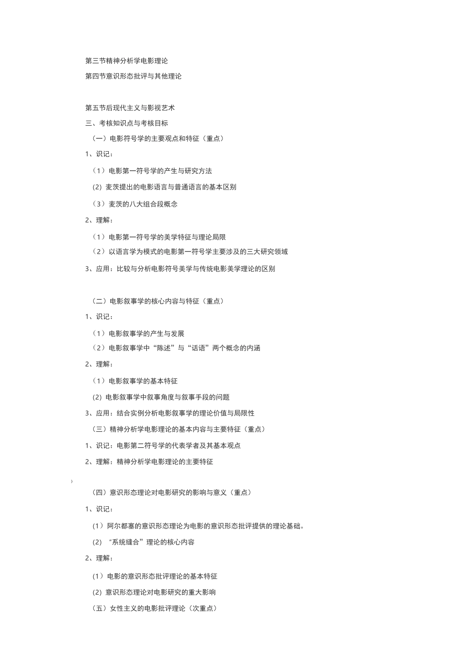 《影视美学》内容大纲_第3页