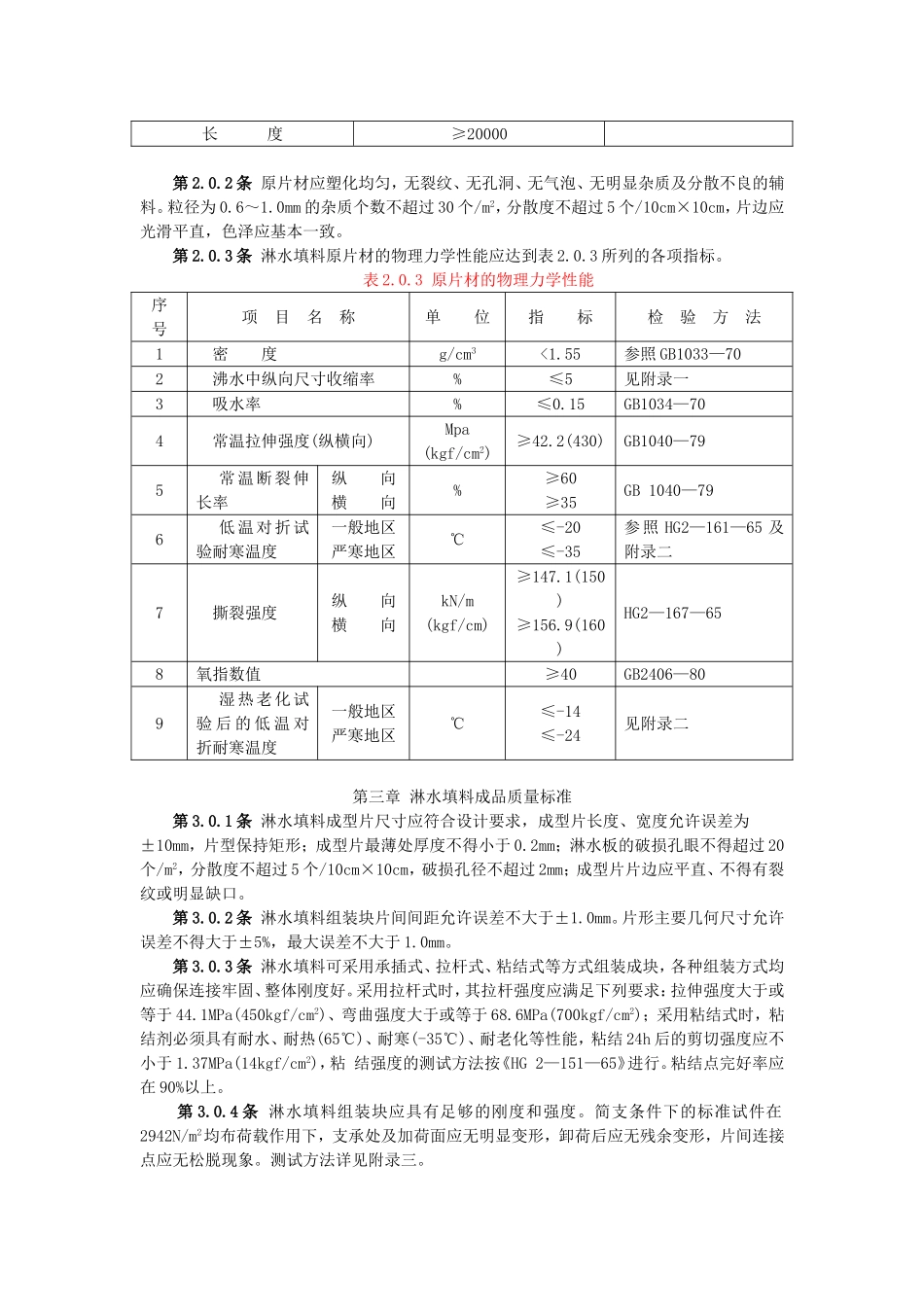 NDGJ 88-89 冷却塔塑料淋水填料技术规定_第2页
