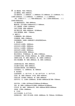 cad常用尺寸