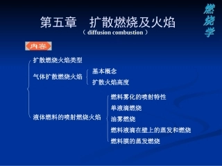 《燃烧学》课件
