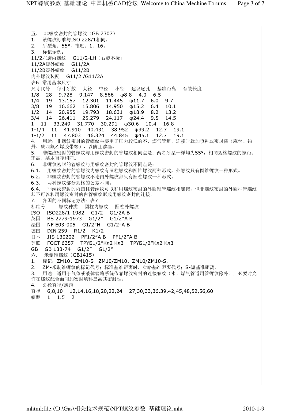NPT螺纹参数 基础理论_第3页