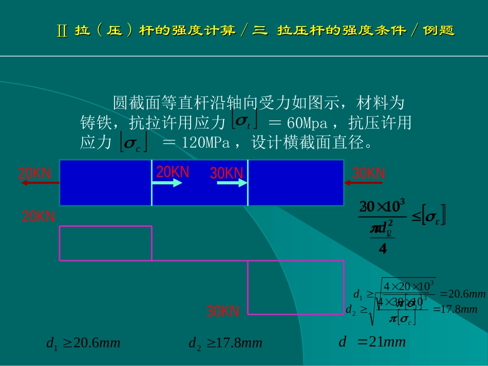 材料力学第二章习题课_第1页