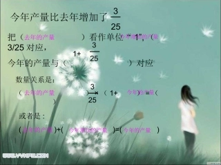 百分数应用题多(少)