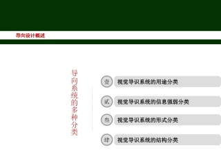 导向系统的四种分类