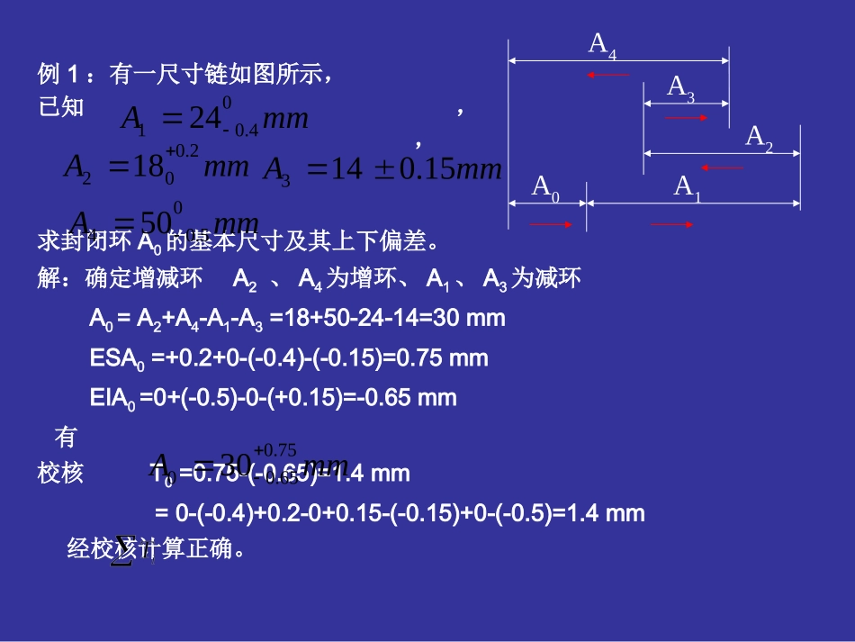 尺寸链练习题_第1页