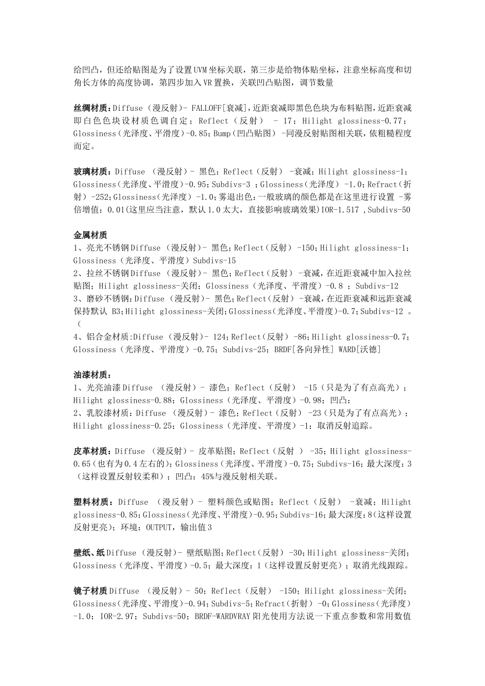 VARY常用材质参数_第3页