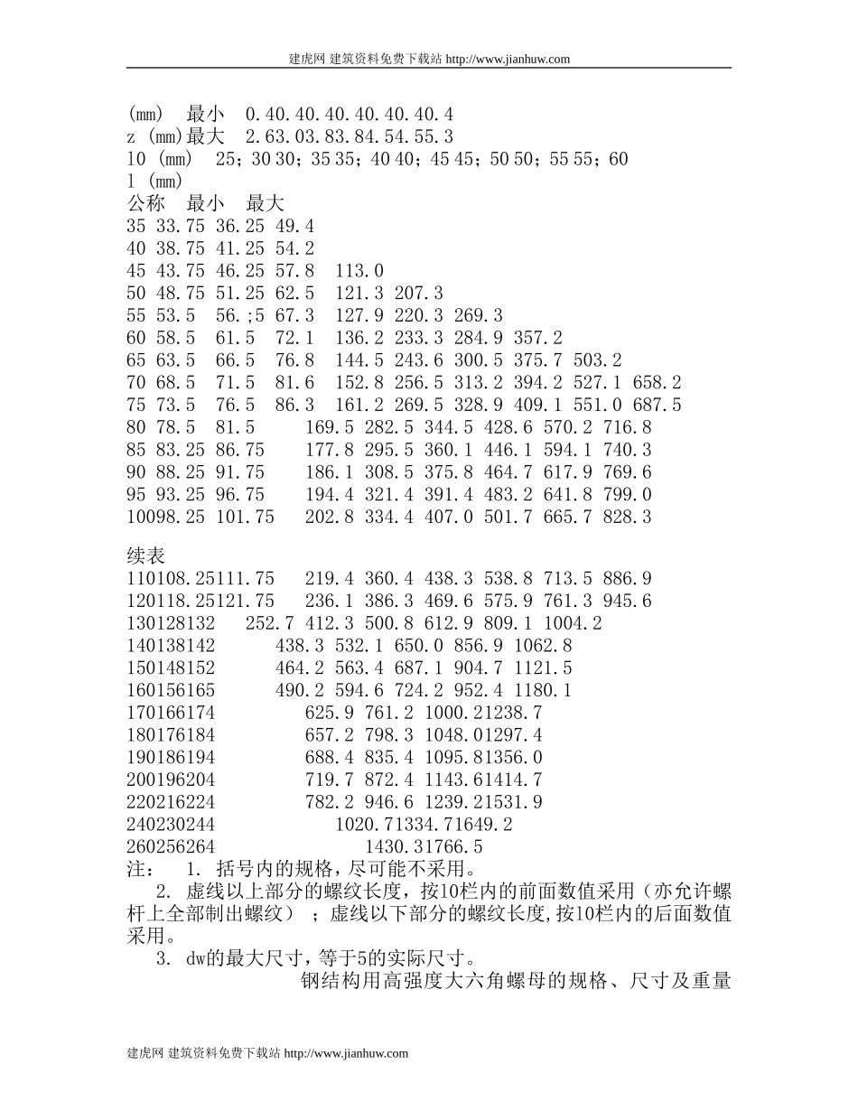 大六角高强度螺栓连接施工工艺_第2页