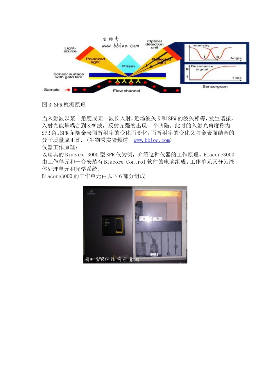 表面等离子共振技术SPR综述_第3页