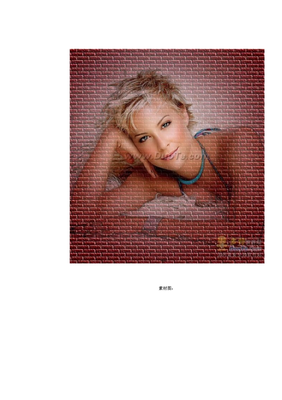 PS把人镶嵌在墙里_第2页