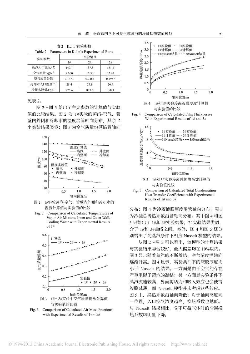 垂直管内含不可凝气体蒸汽的冷凝换热数值模拟_黄政_第3页