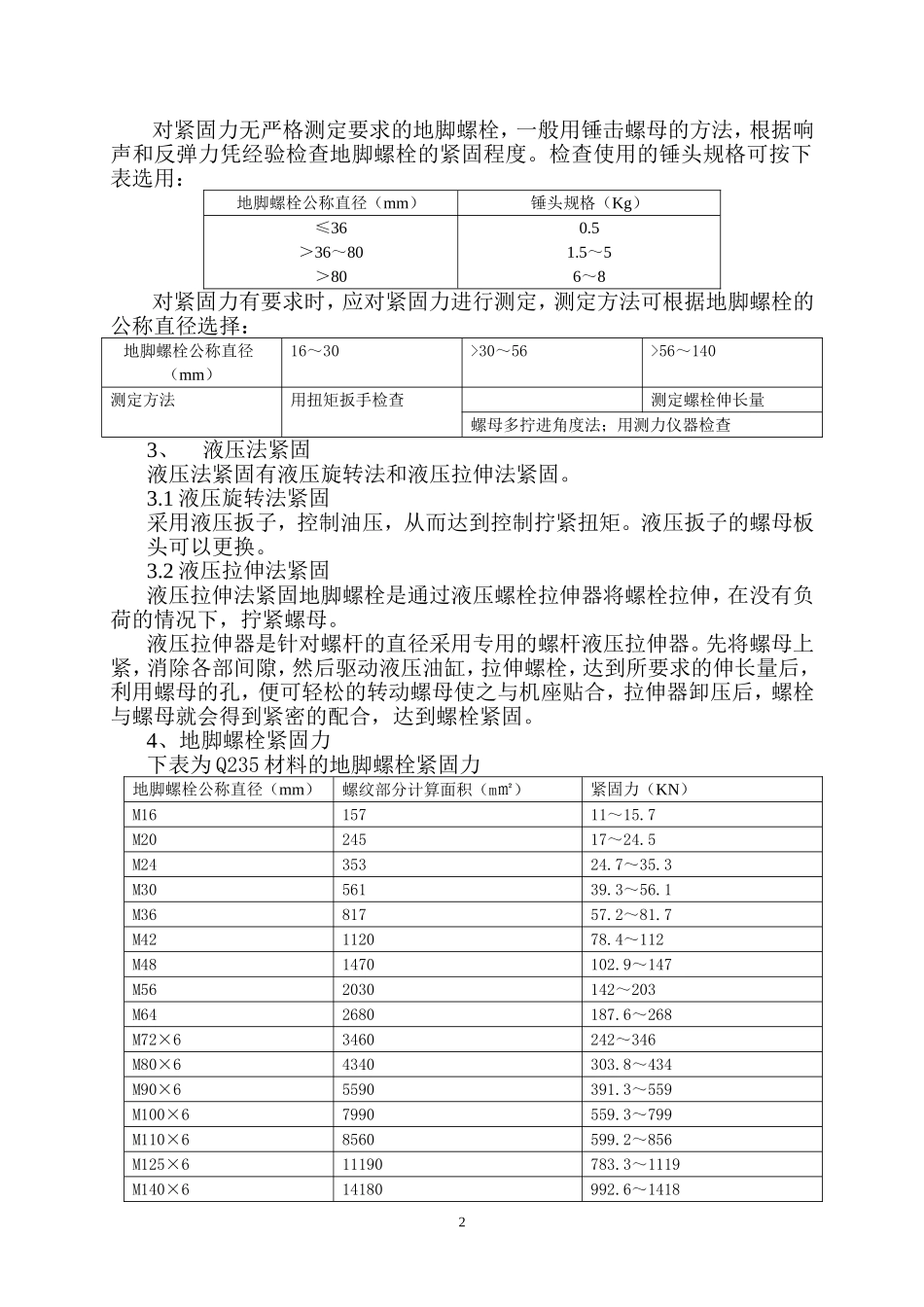 地脚螺栓的紧固_第2页