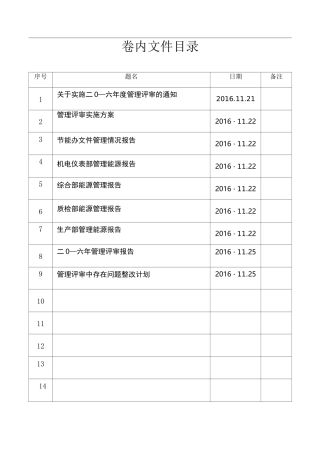 能源管理评审报告 