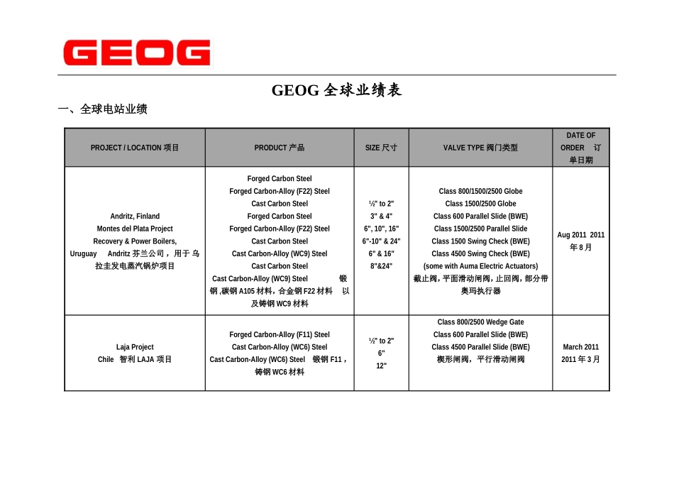 GEOG全球业绩表_第1页