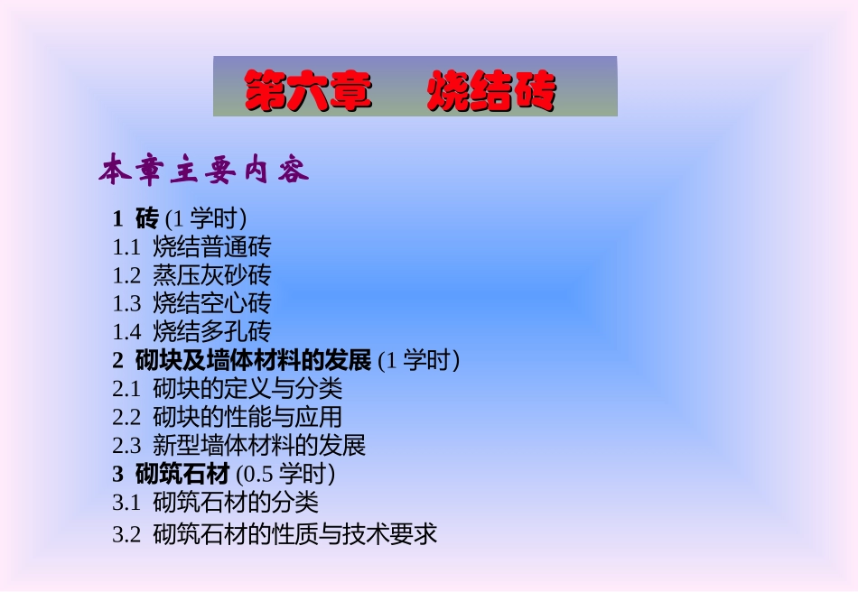 第6章  烧结砖_第2页