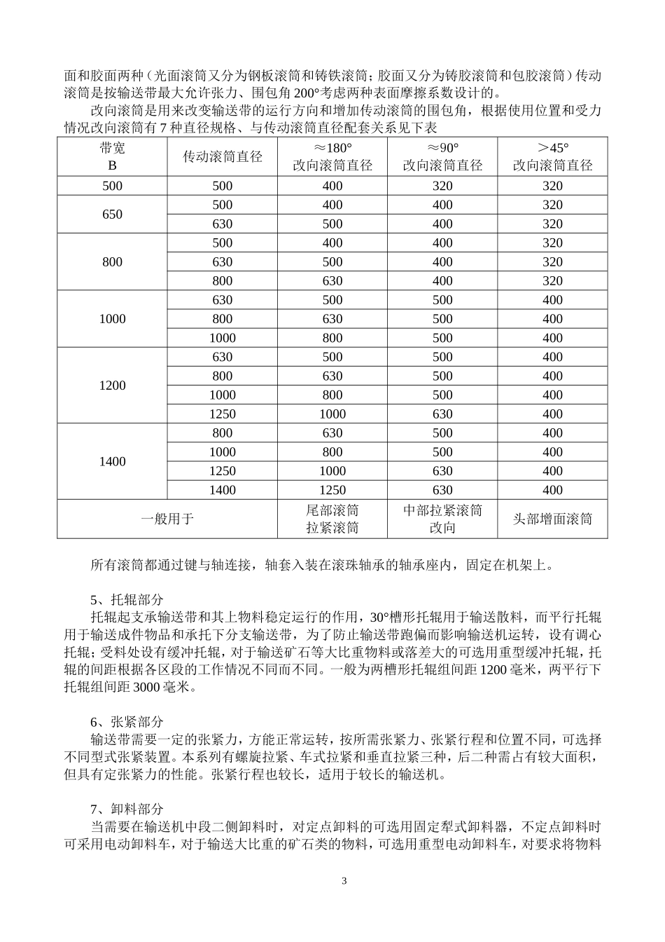 TD75带式输送机说明书_第3页