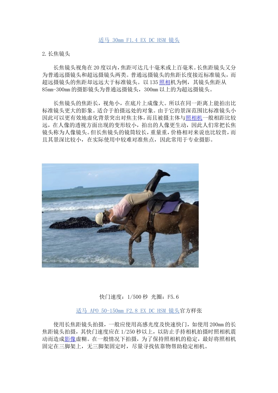 常见镜头分类及特点_第2页