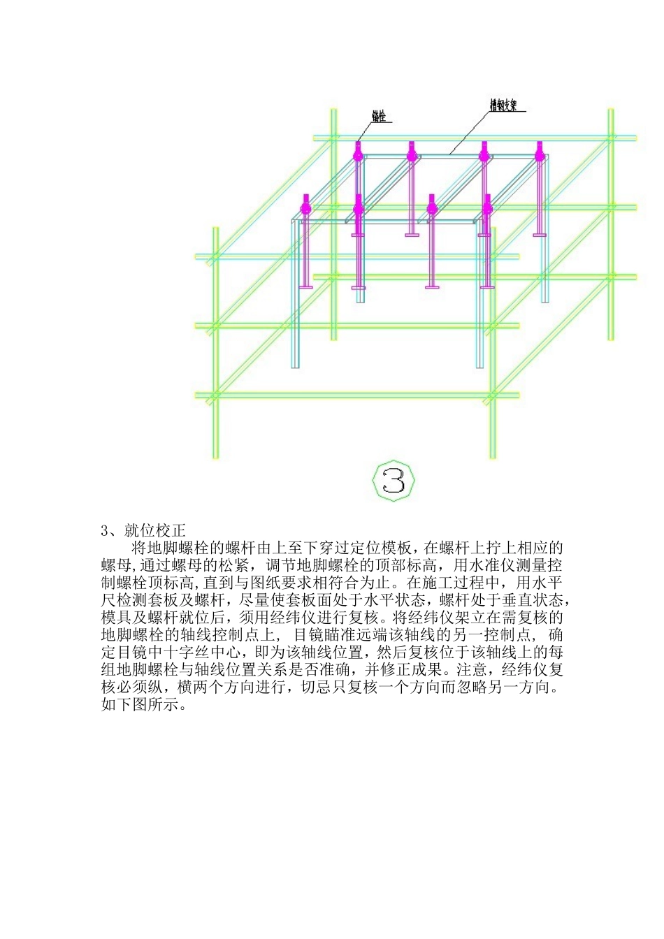 地脚螺栓施工方案新_第2页