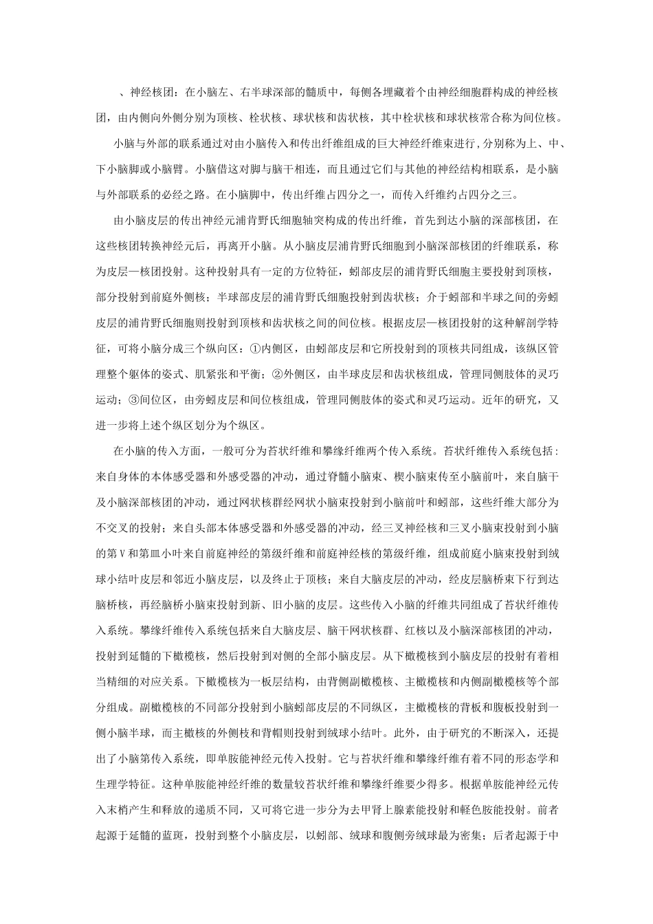 小脑的解剖及功能_第2页