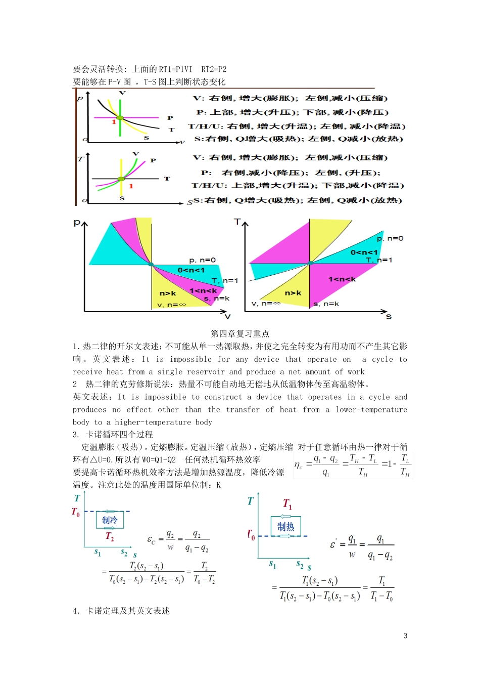《工程热力学与传热学》复习资料_第3页