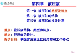 第4章：液压缸