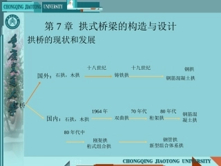 第7章 拱式桥桥的构造与设计