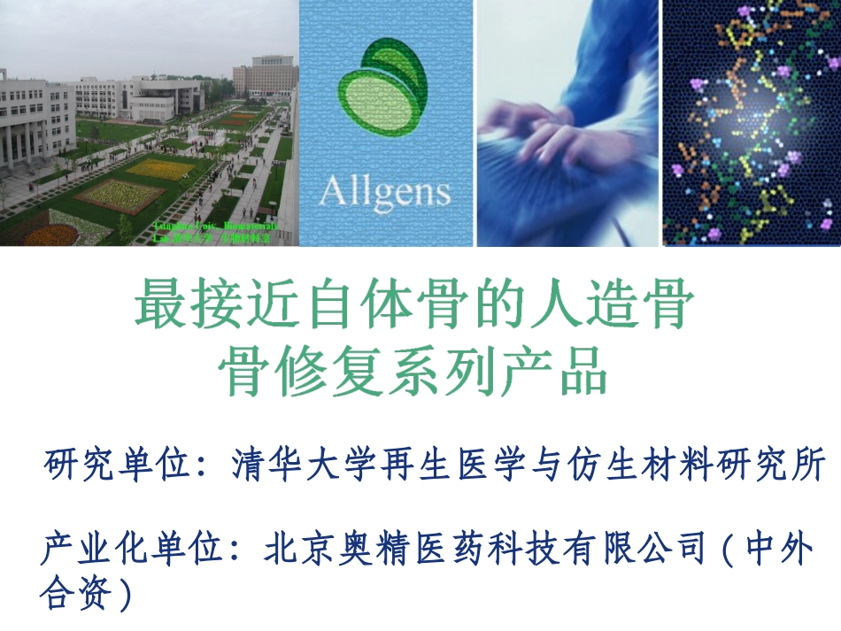 奥精骼金产品仿生骨介绍_第1页