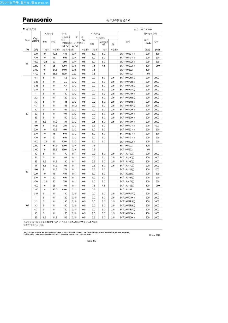 ECA1HM221中文资料(panasonic)中文数据手册「EasyDatasheet - 矽搜」_第3页