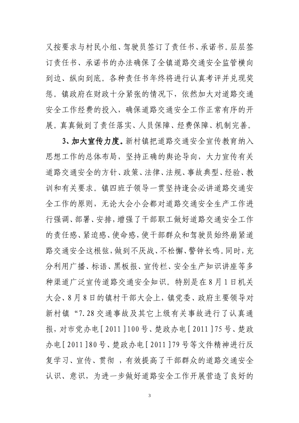 道路交通汇报材料doc_第3页