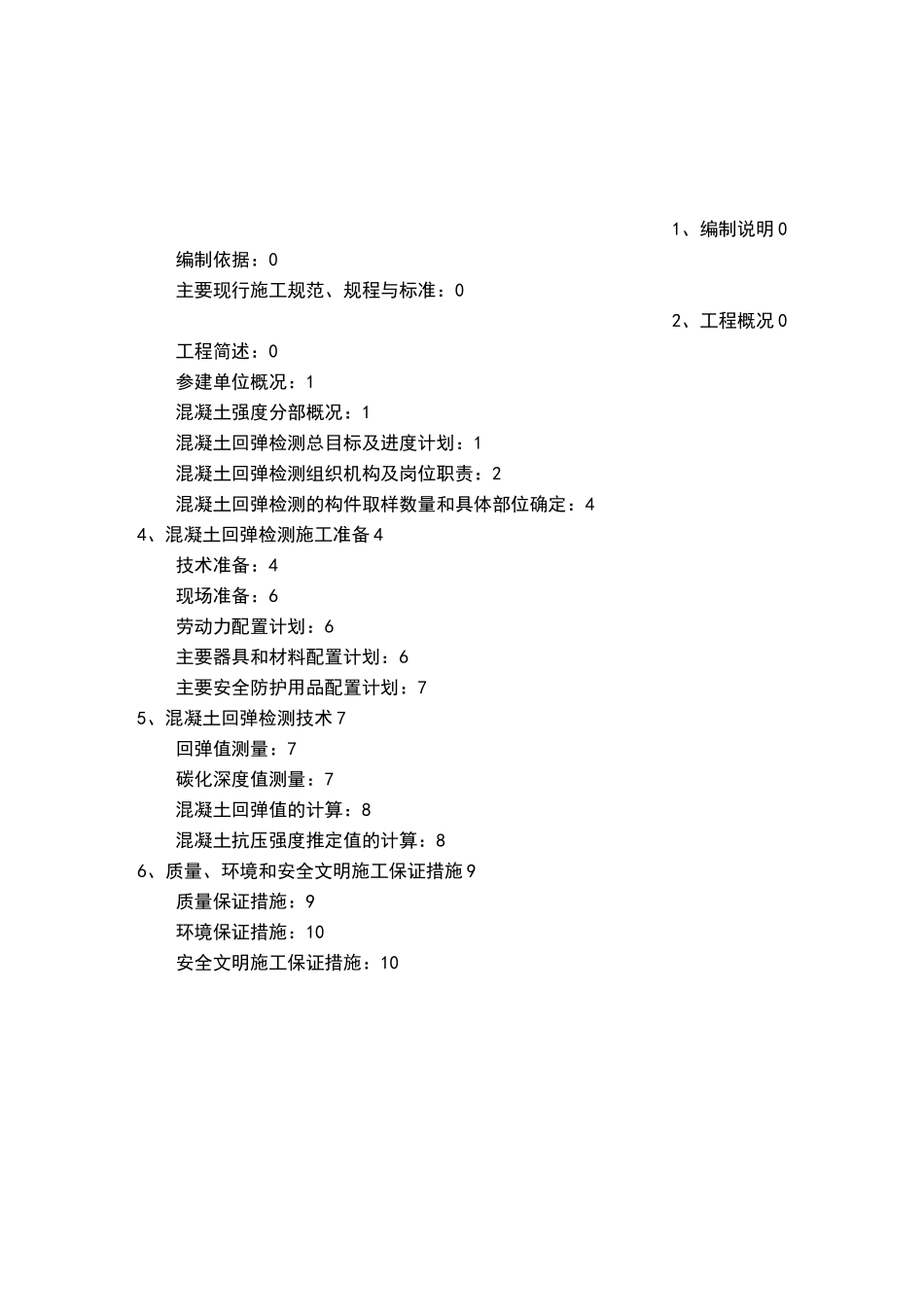 混凝土强度回弹检测方案86087_第2页