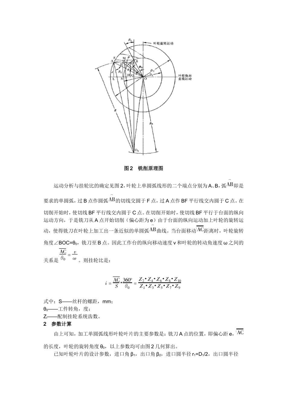 单圆弧线形叶片铣削工艺_第2页