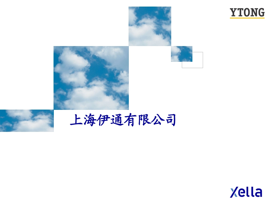 YTONG(简介)_第1页