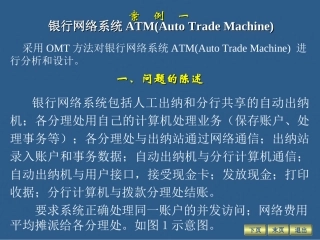 ATM-N银行网络系统ATM(Auto Trade Machine)