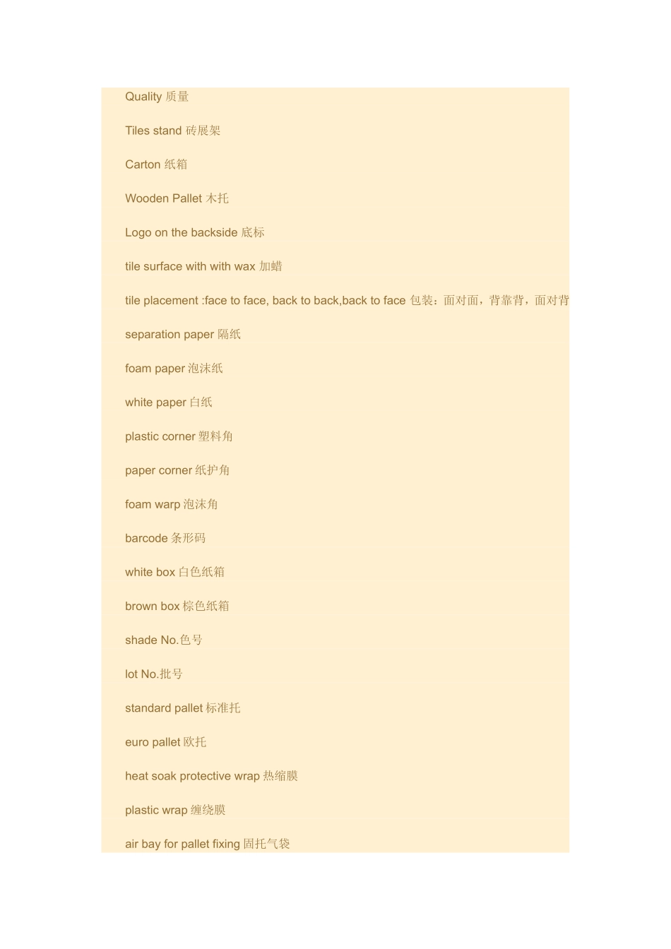 瓷砖 Tiles专业术语_第3页