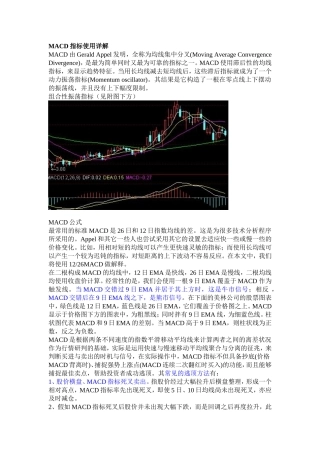 MACD指标使用详解