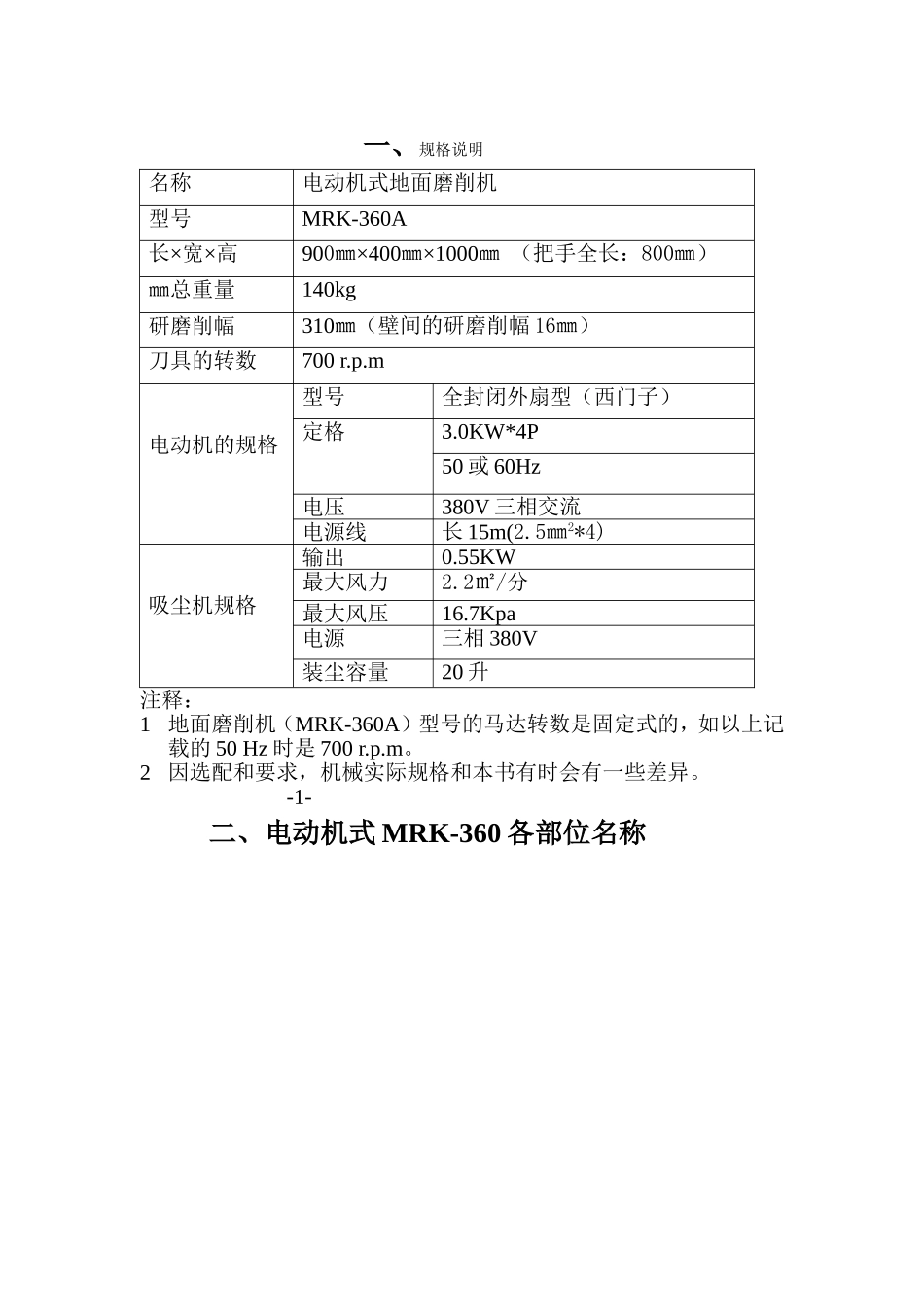 MRK-360A磨削机说明书1_第1页