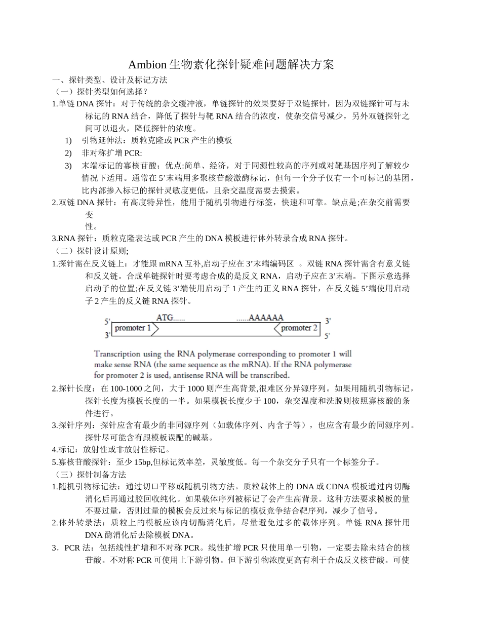 Northern Blot注意事项_第2页