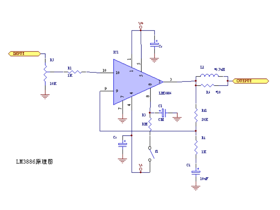 LM3886高保真大功率音频IC_第2页