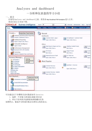 BIEE 官方教程解析(中文版)图文详解