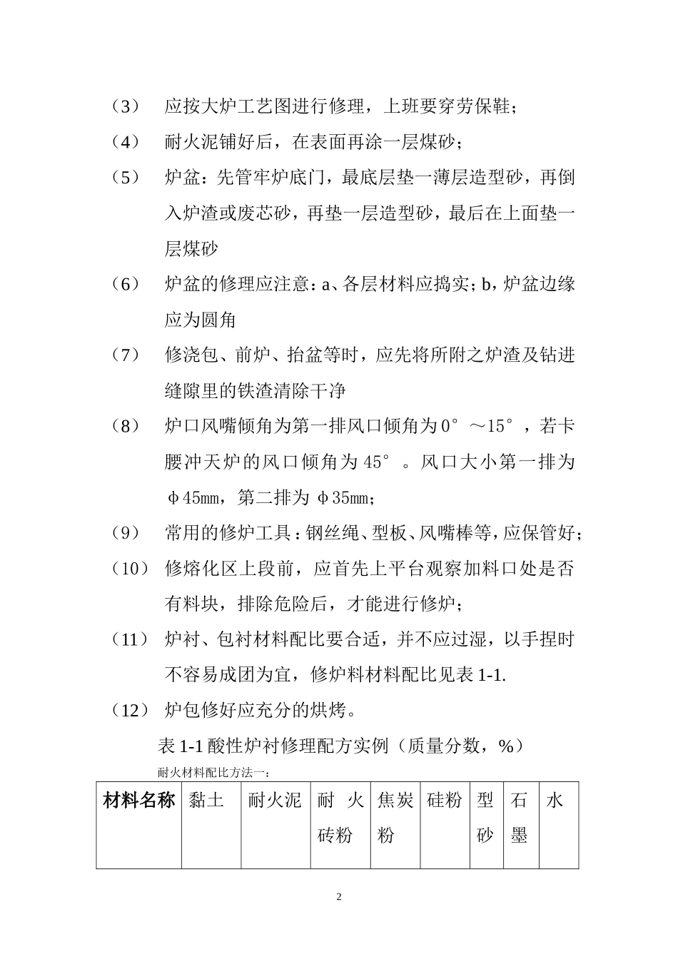 冲天炉的操作和控制_第2页