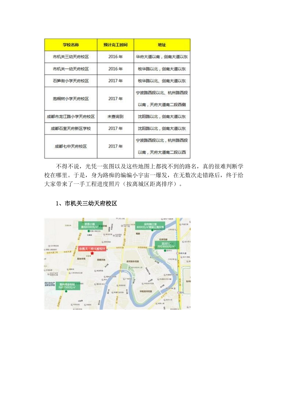 成都天府新区7大名校工程进度(至20160601)_第2页
