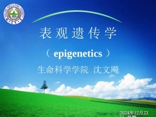 表观遗传学课件