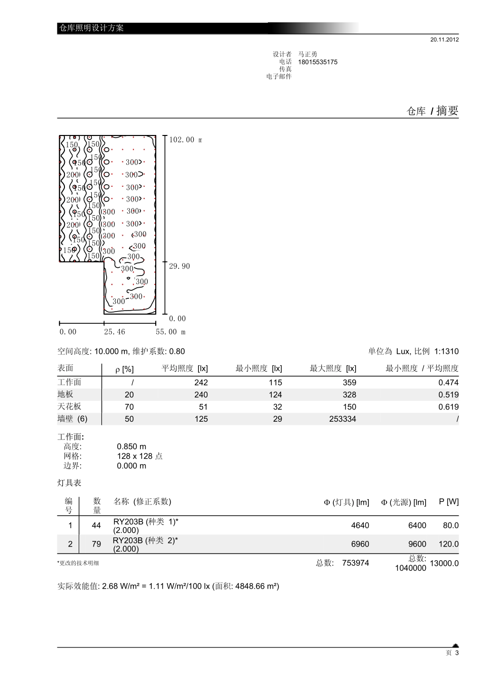 仓库照明设计方案_第3页