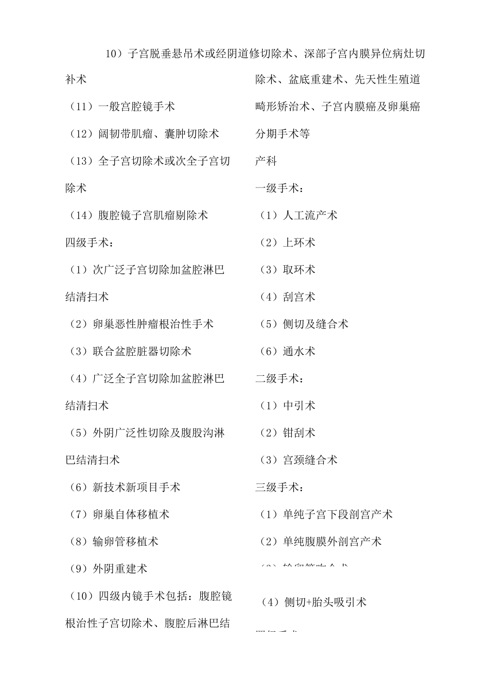 手术分级目录_第3页