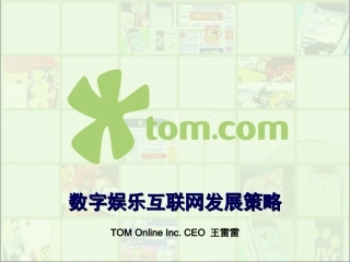 TOM在线-数字娱乐互联网及发展