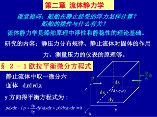 第02章  流体静力学