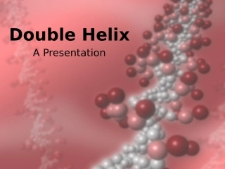 DNA双螺旋结构-PPT模版