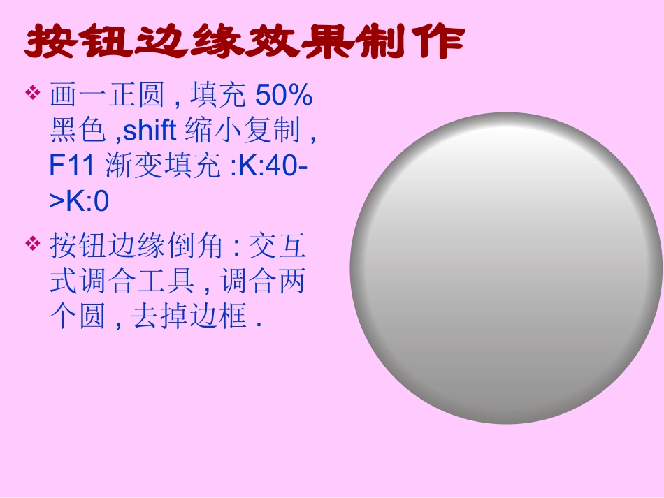 coreldraw绘制塑料旋钮_第3页