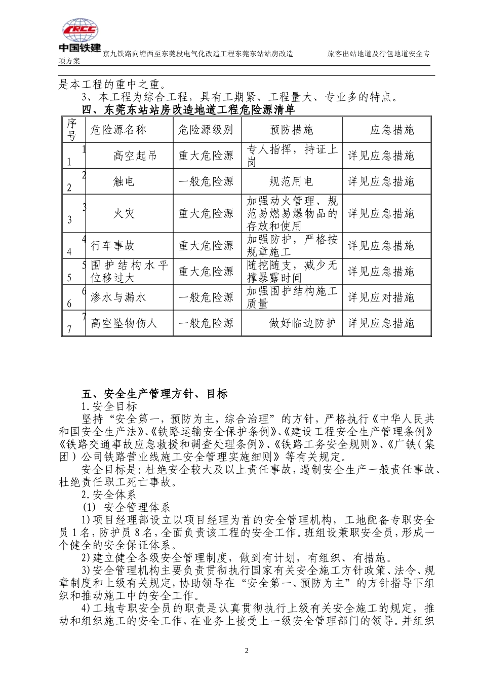 出站地道安全专项方案2_第3页