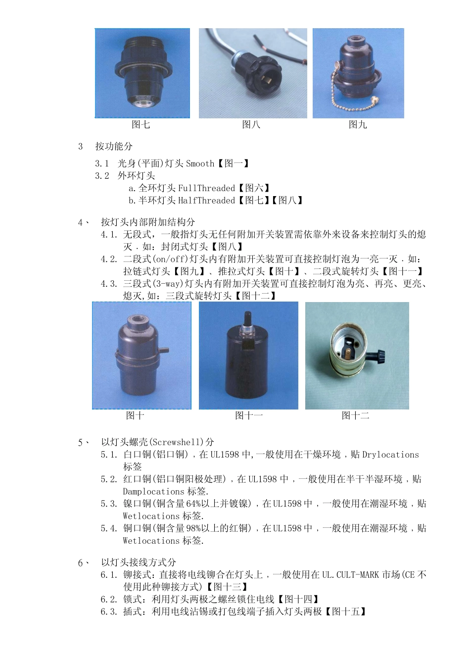 常用灯头规格_第2页