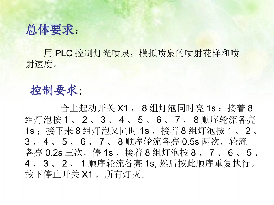 灯光喷泉的PLC控制系统_第3页